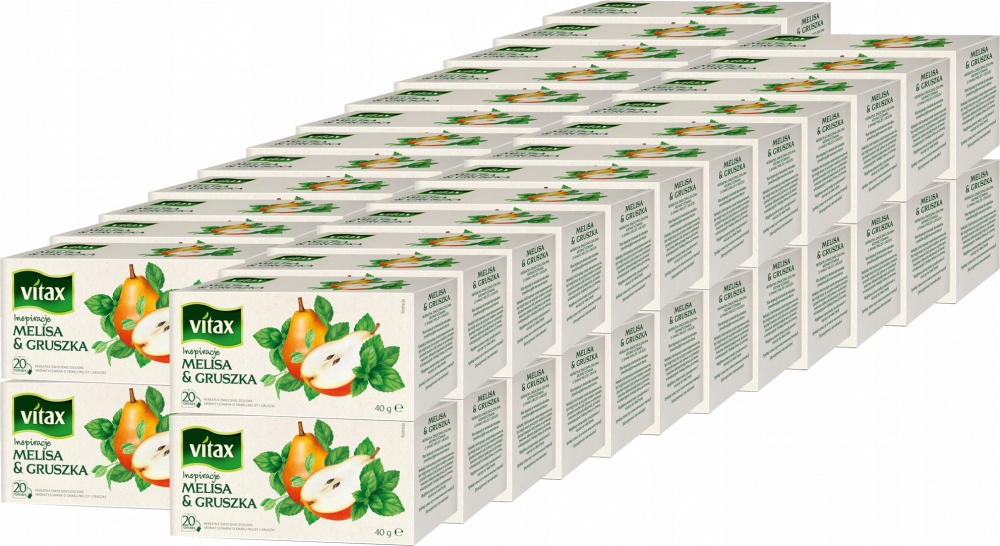 Vitax Melisa Gruszka Herbata 20tb Herbata ekspresowa x48