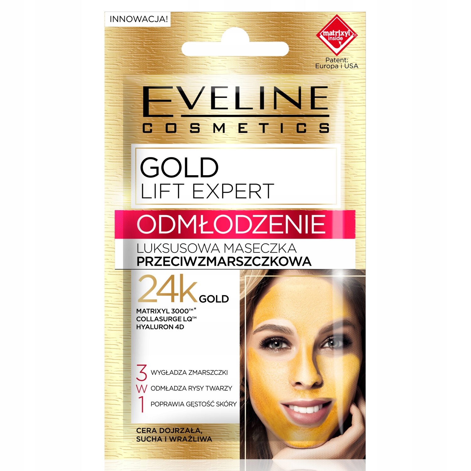 

Eveline Gold Lift Maseczka na zmarszczki 24k