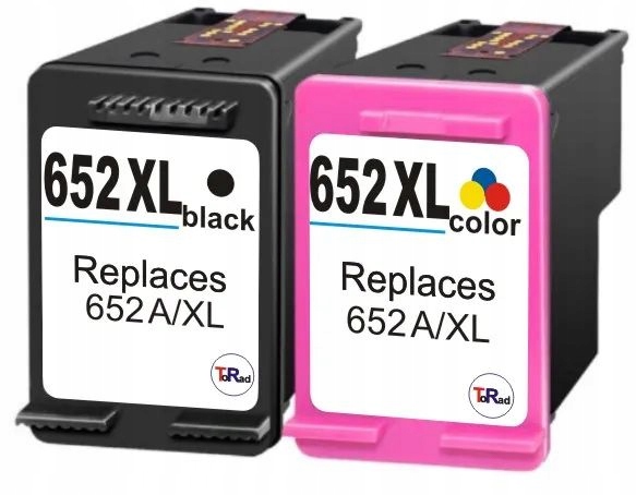 Tusze Do Hp 652 XL x2 DeskJet 1115 2135 3635 3636 3785 3790 3835 4535 Torad