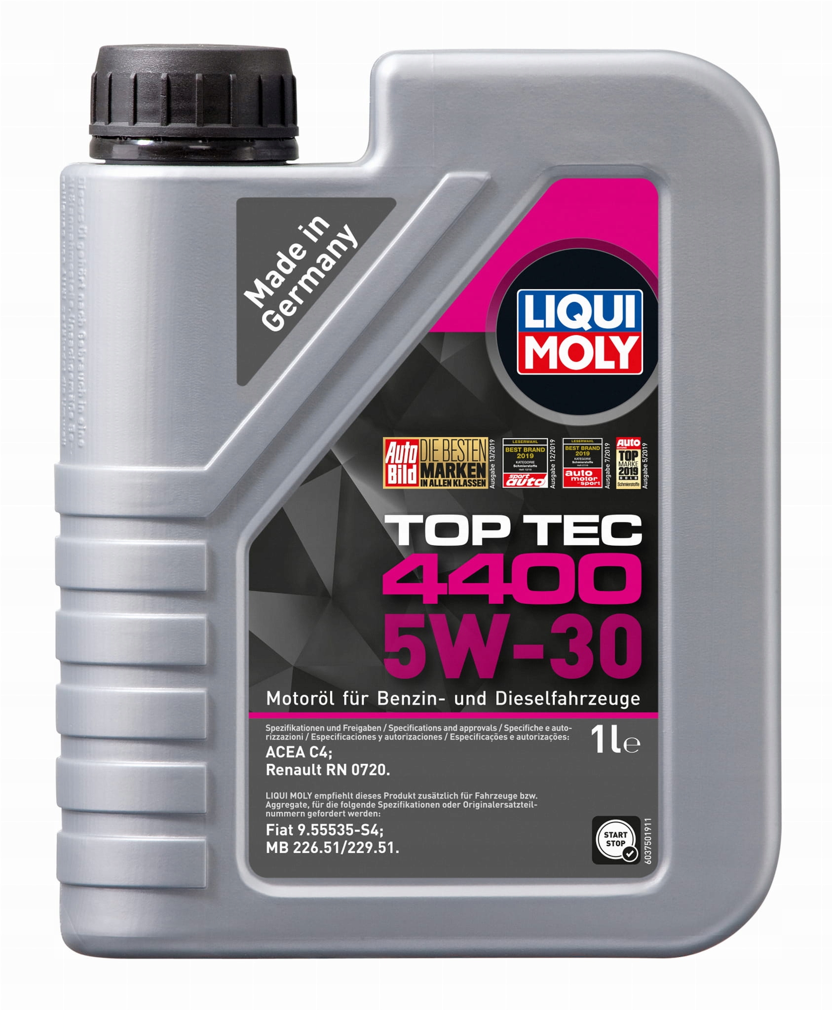 

Top Tec 4400 5W30 1L Acea C4/Renault Rn 0720/MB 22