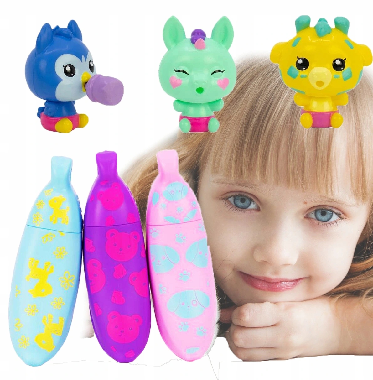 BANANAS BABY PACHNĄCE BANANY NIESPODZIANKI 3-PACK Materiał guma plastik inny