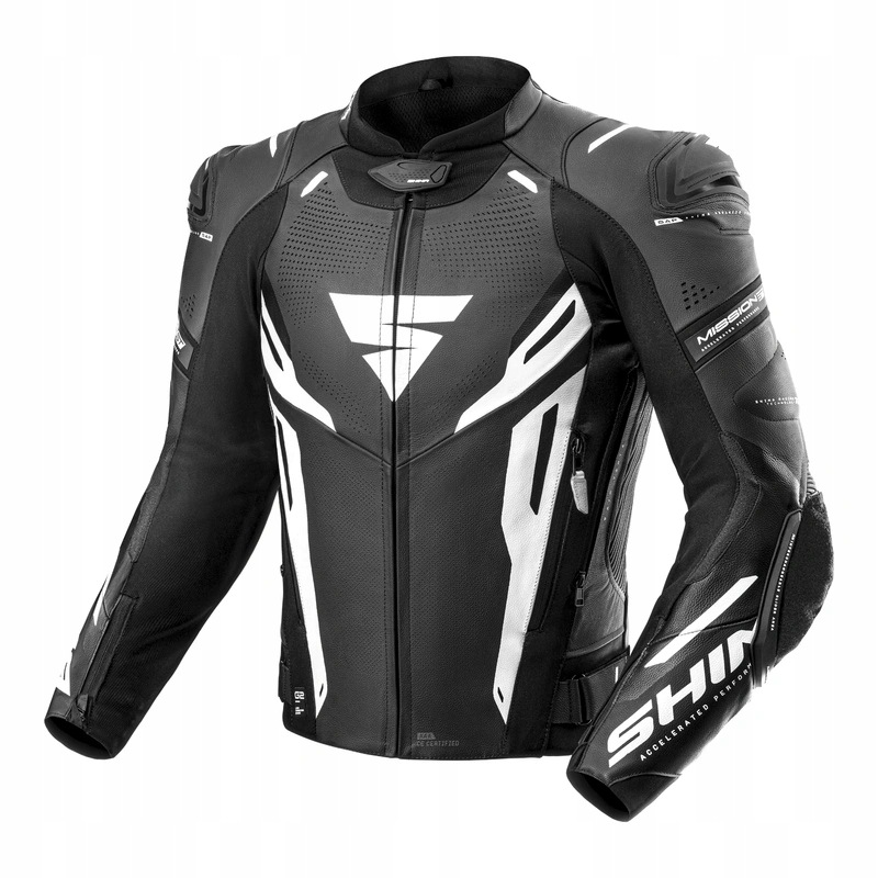 Motocyklová bunda Shima Mission St Black/white čierna biela Darčeky