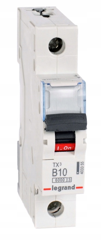 

Wyłącznik Nadprądowy S301 1P B 10A 6000A Serii Tx³