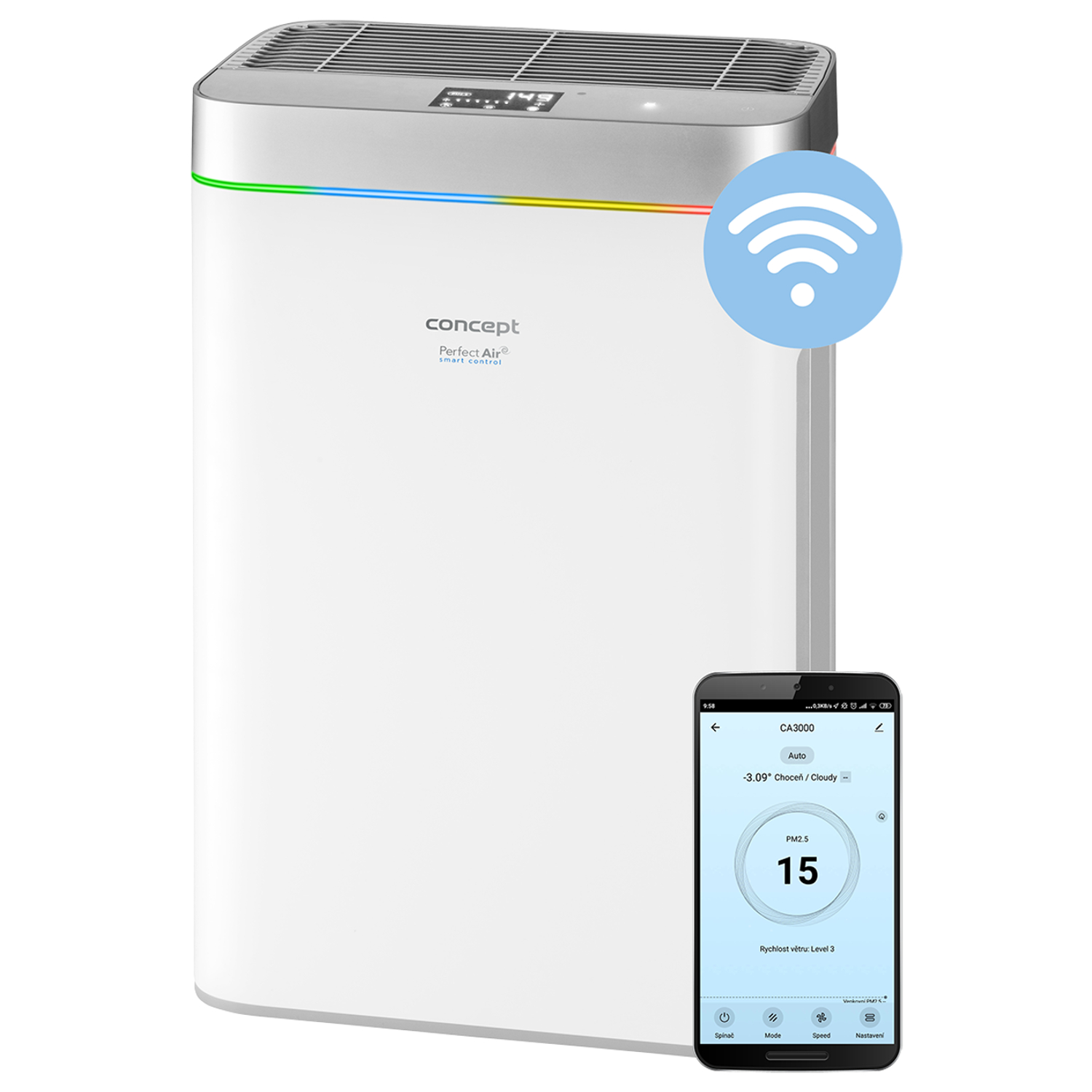 Čistička vzduchu Concept CA3000 Perfect Air Smart