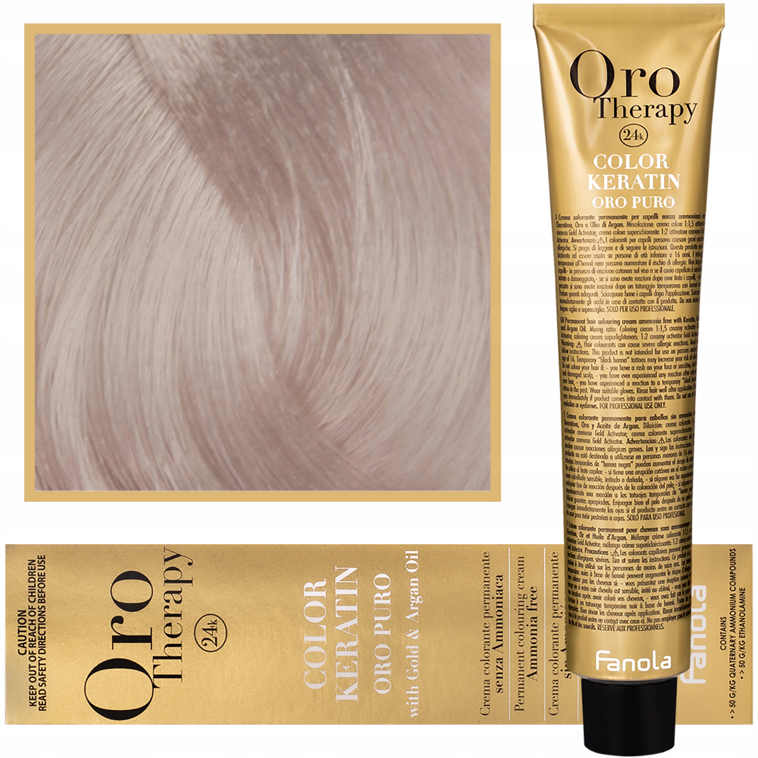 

Fanola Oro Therapy keratynowa farba 10,13 Extra