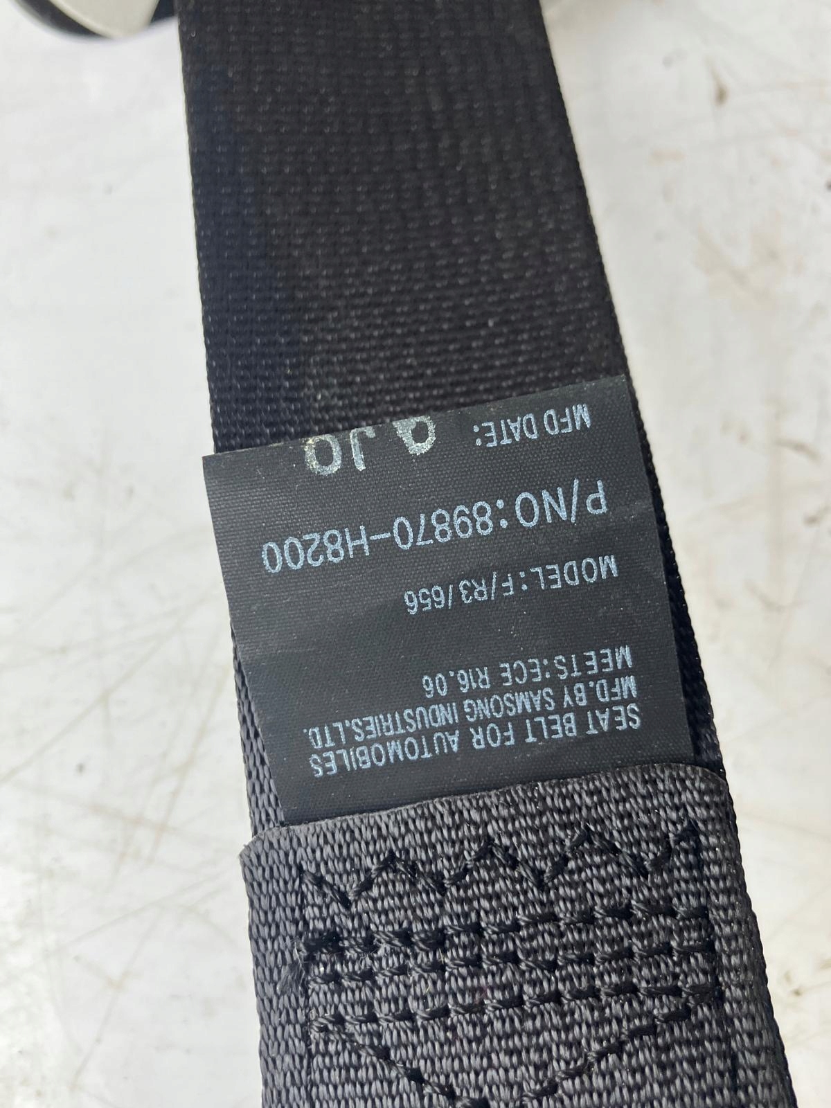 Gurten Sicherheits links heck KIA STONIC 89870-H8200