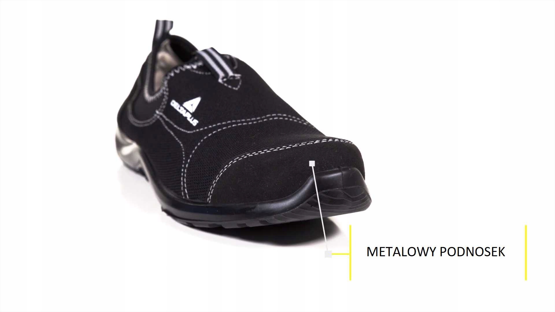 LETNIE BUTY ROBOCZE DELTA PLUS MIAMI S1P SRC CZARNE ROZMIAR 39 Rozmiar obuwia 39