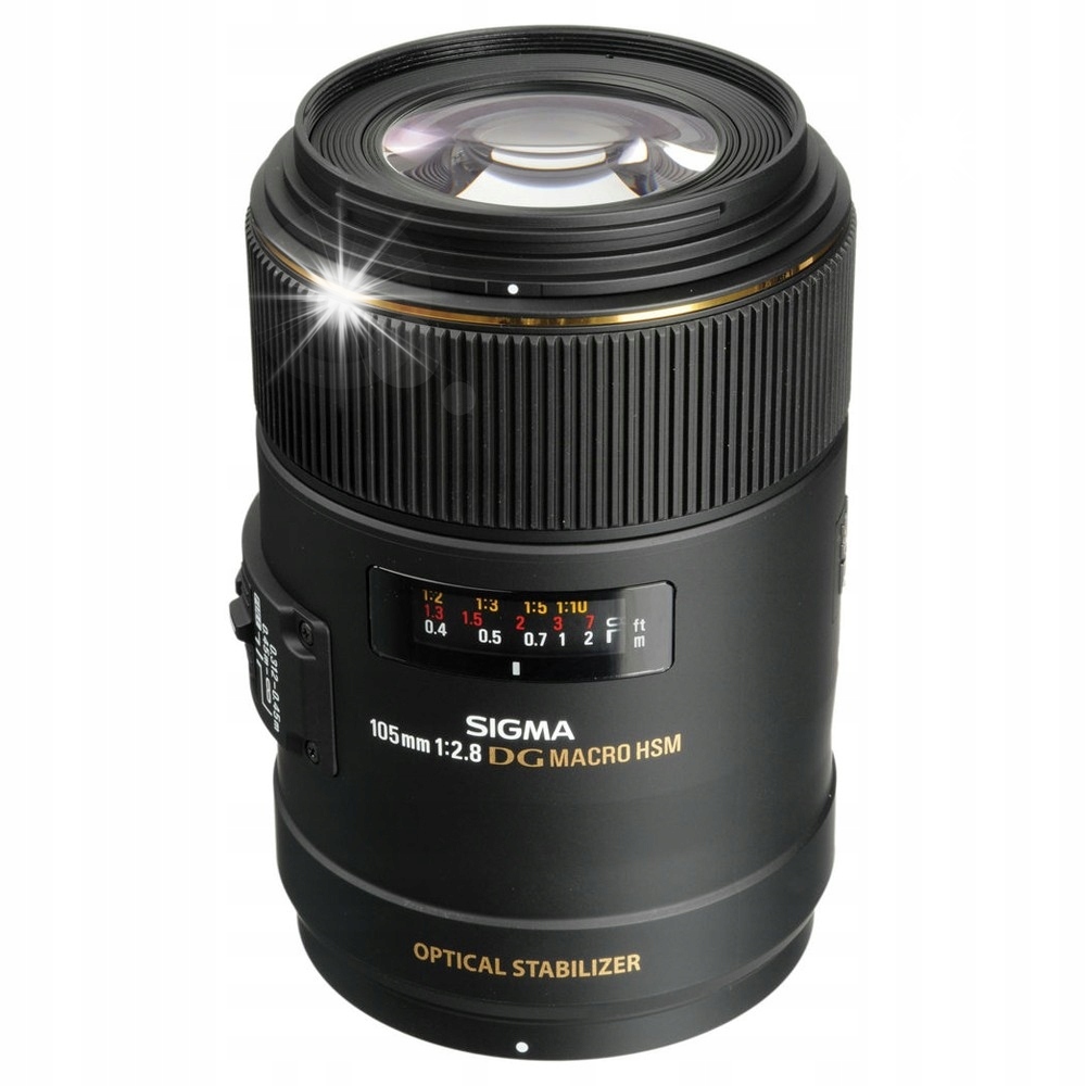 Sigma 105mm F2.8 Ex Dg Os Hsm Macro - Niska cena na Allegro
