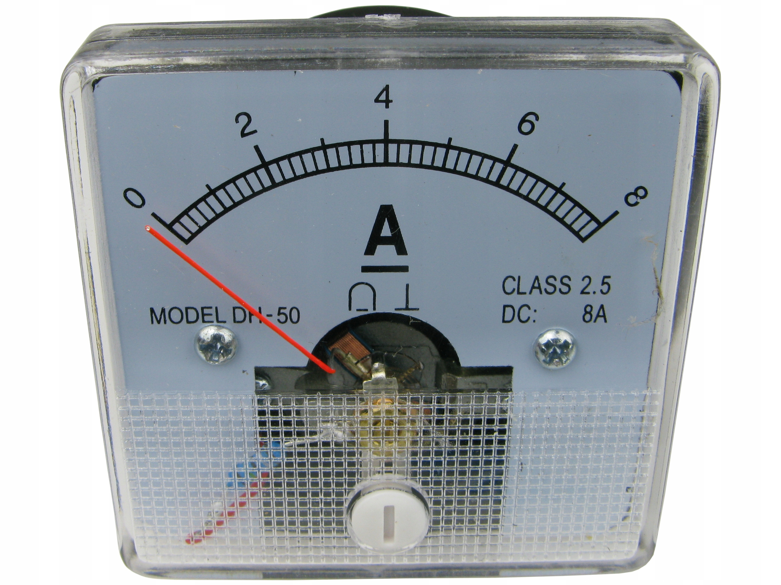 Miernik analogowy panelowy amperomierz 8A /0285