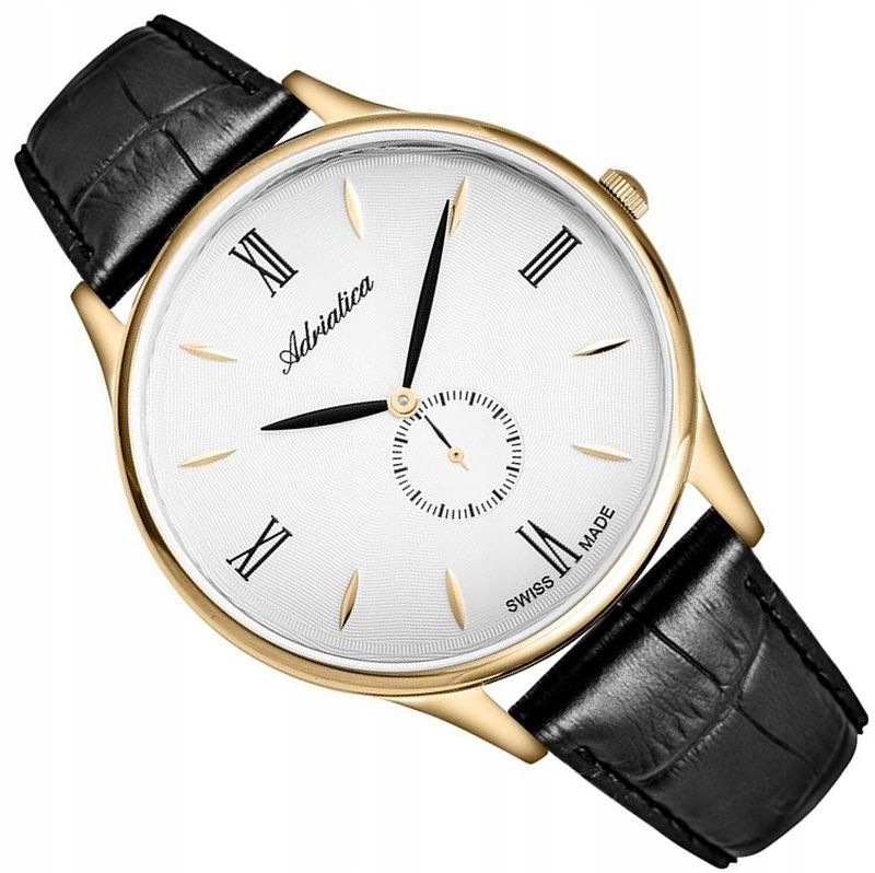 Švýcarské Pánské Hodinky Adriatica A1230.1263QXL Classic Swiss Made Box