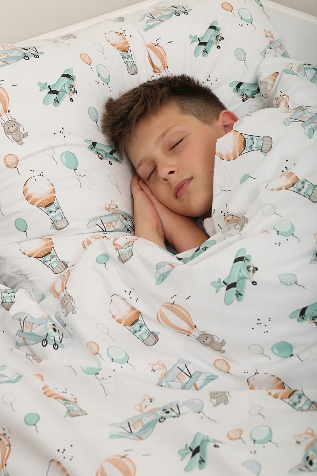 POŚCIEL DZIECIĘCA MŁODZIEŻOWA BABYMAM 140x200 cm Szerokość kołdry 140 cm