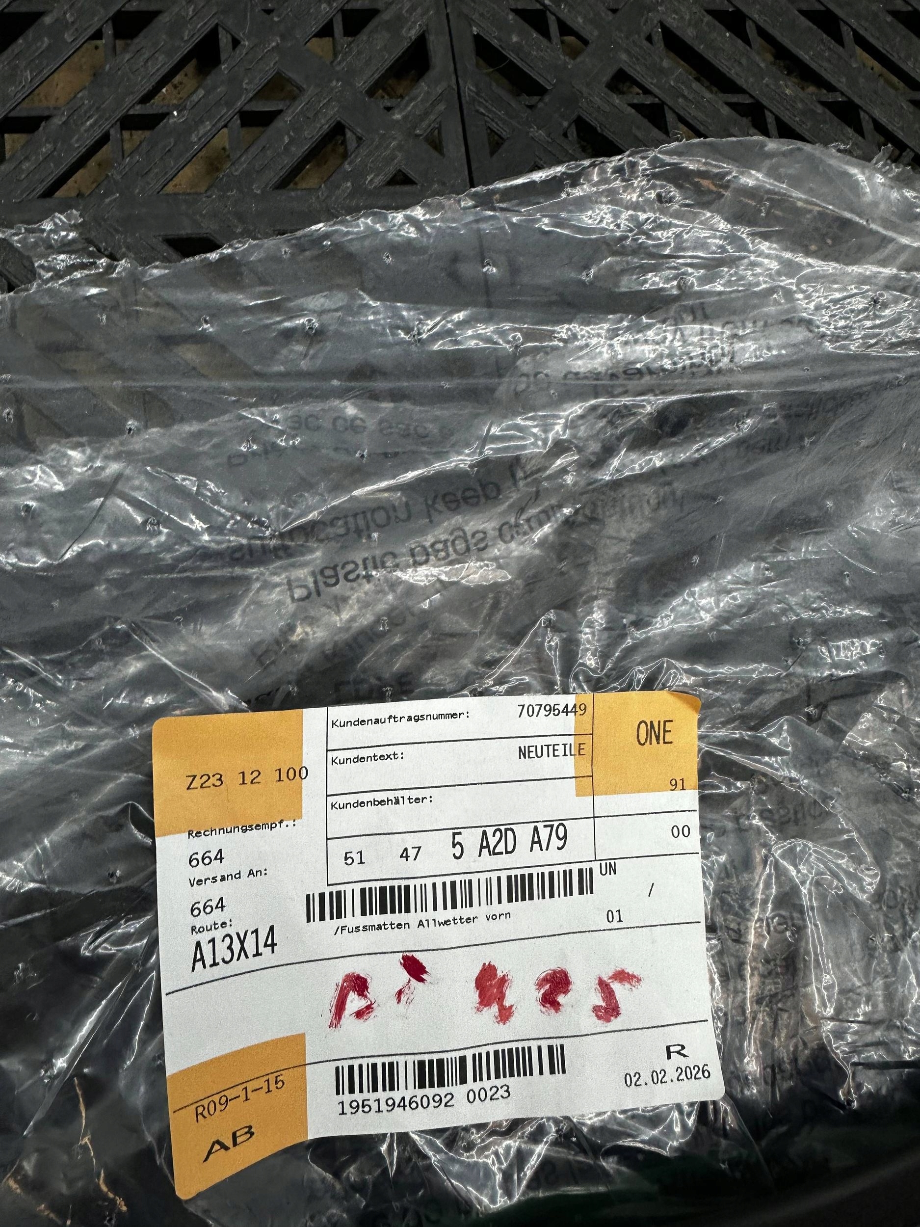 mat driver´s Mini Countryman U25 5A2DA79