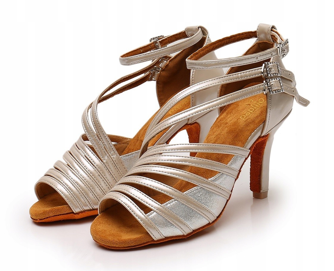 Buty Do Tańca Taneczne Delikatne Modne Obcas 8,5cm