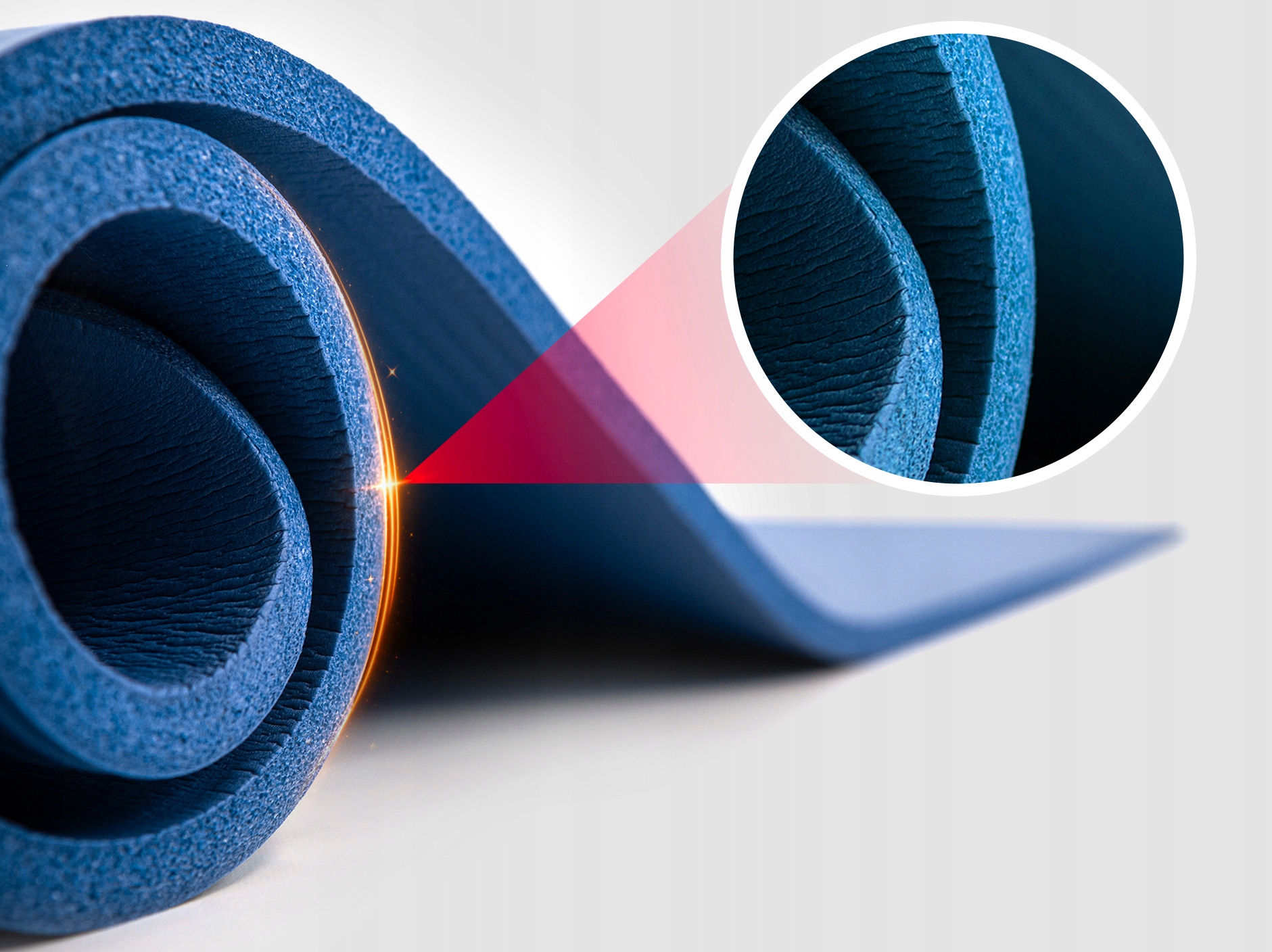 Mata do ćwiczeń gruba 1cm FITNESS JOGA YOGA FIZJO Grubość 1 cm