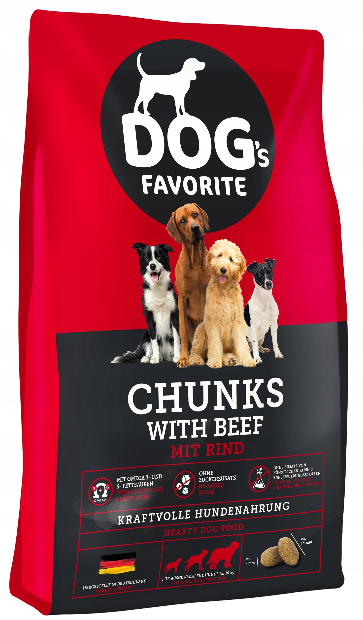 Happy Dog Dogs Favorit sucha karma dla psów 15 kg