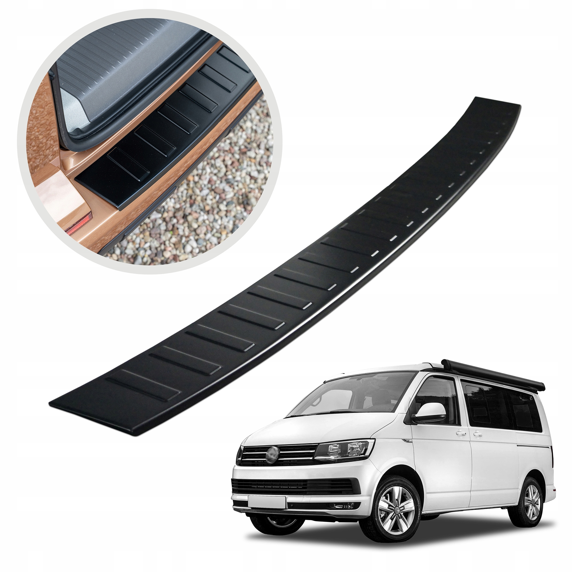 Ochranná lišta na zadný nárazník pre Vw California T6 2015-2019