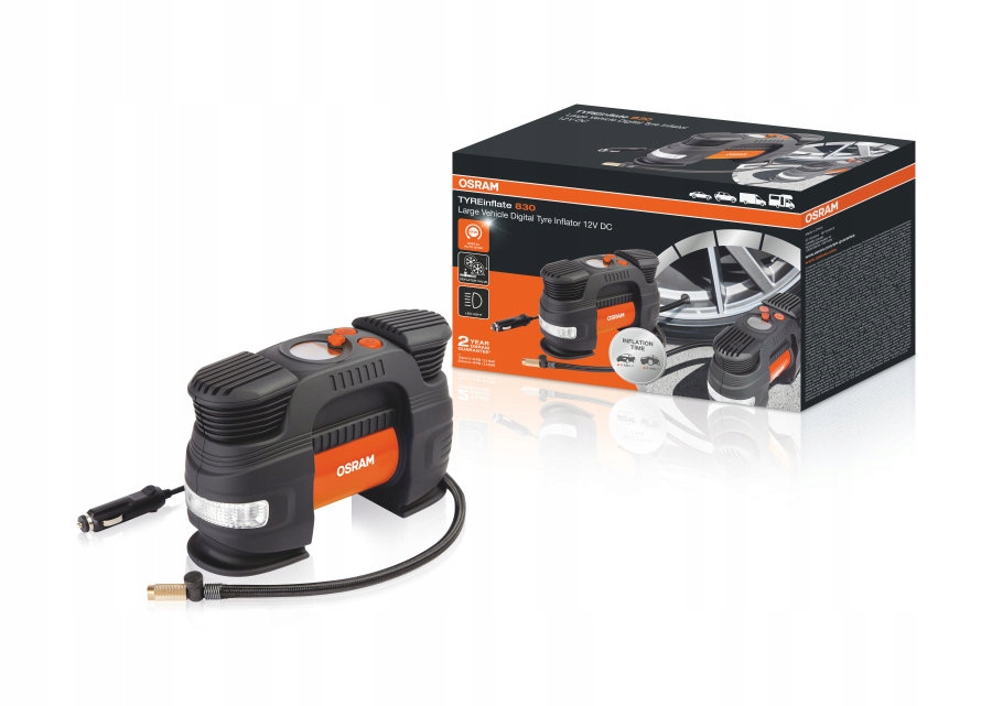 

Osram TYREinflate 830 Cyfrowa pompka do opon