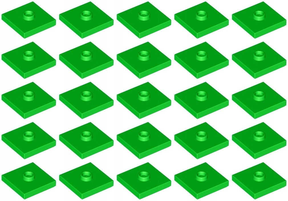

Lego 87580 Płytka 2x2 zielona jasna (15g) 25 szt.
