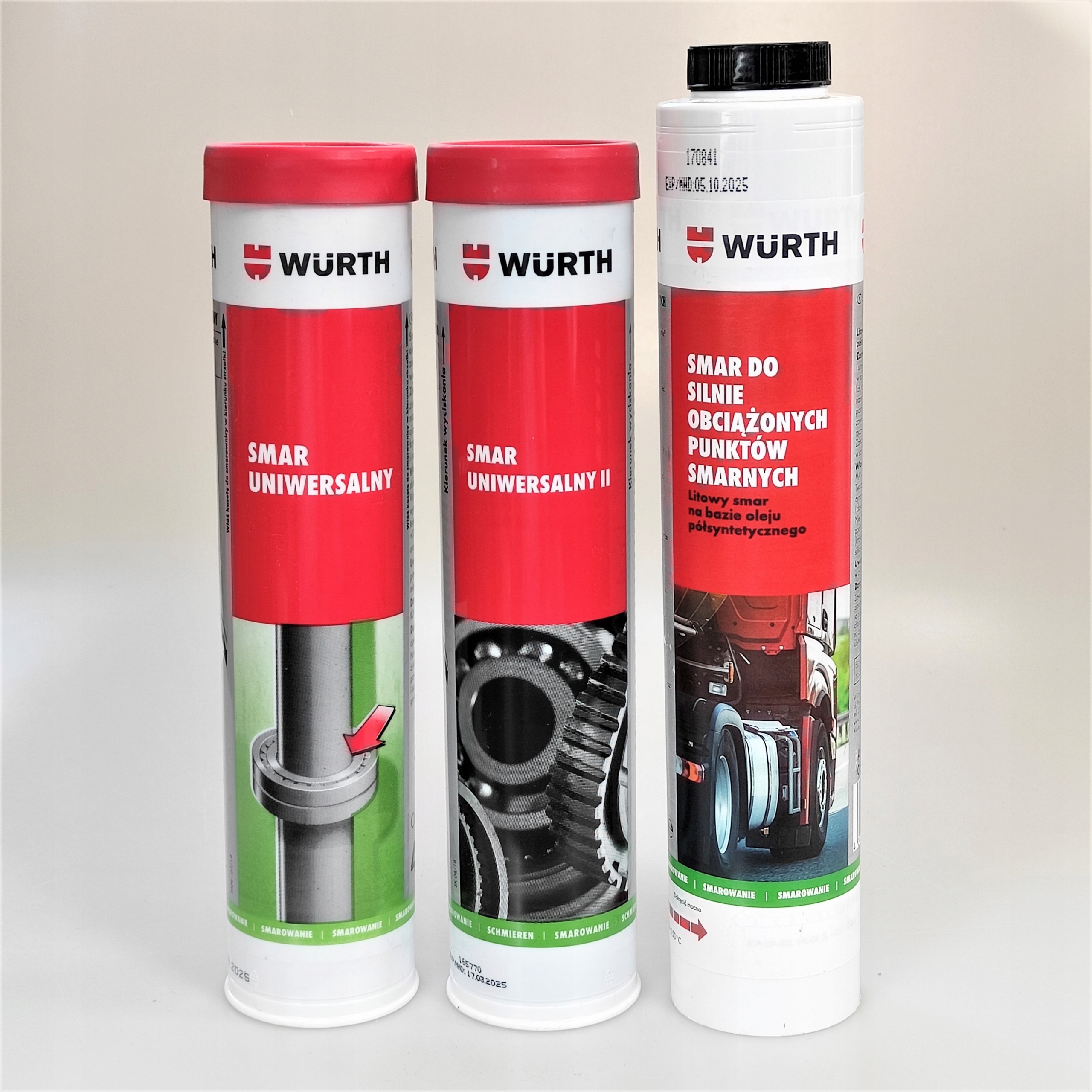 WURTH SMAR TOWOT W TUBIE DO ŁOŻYSK MASZYN I 400 G Rodzaj smar miedziowy