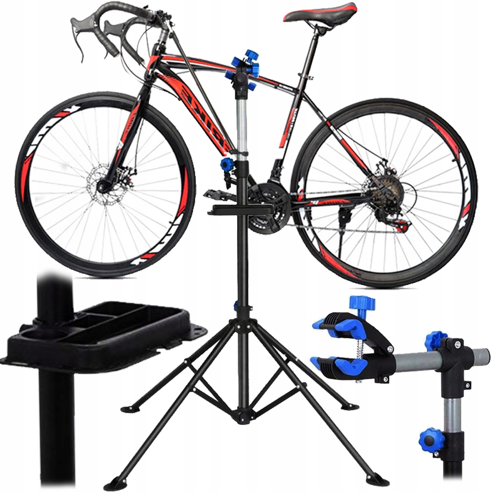 Serwisowy Statyw Stojak Rowerowy Stojak Wieszak Na Rower Uchwyt 30kg Zacisk