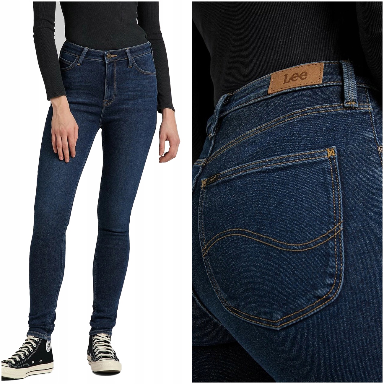 

Lee Ivy Damskie Spodnie Jeansowe Jeansy W28 L31