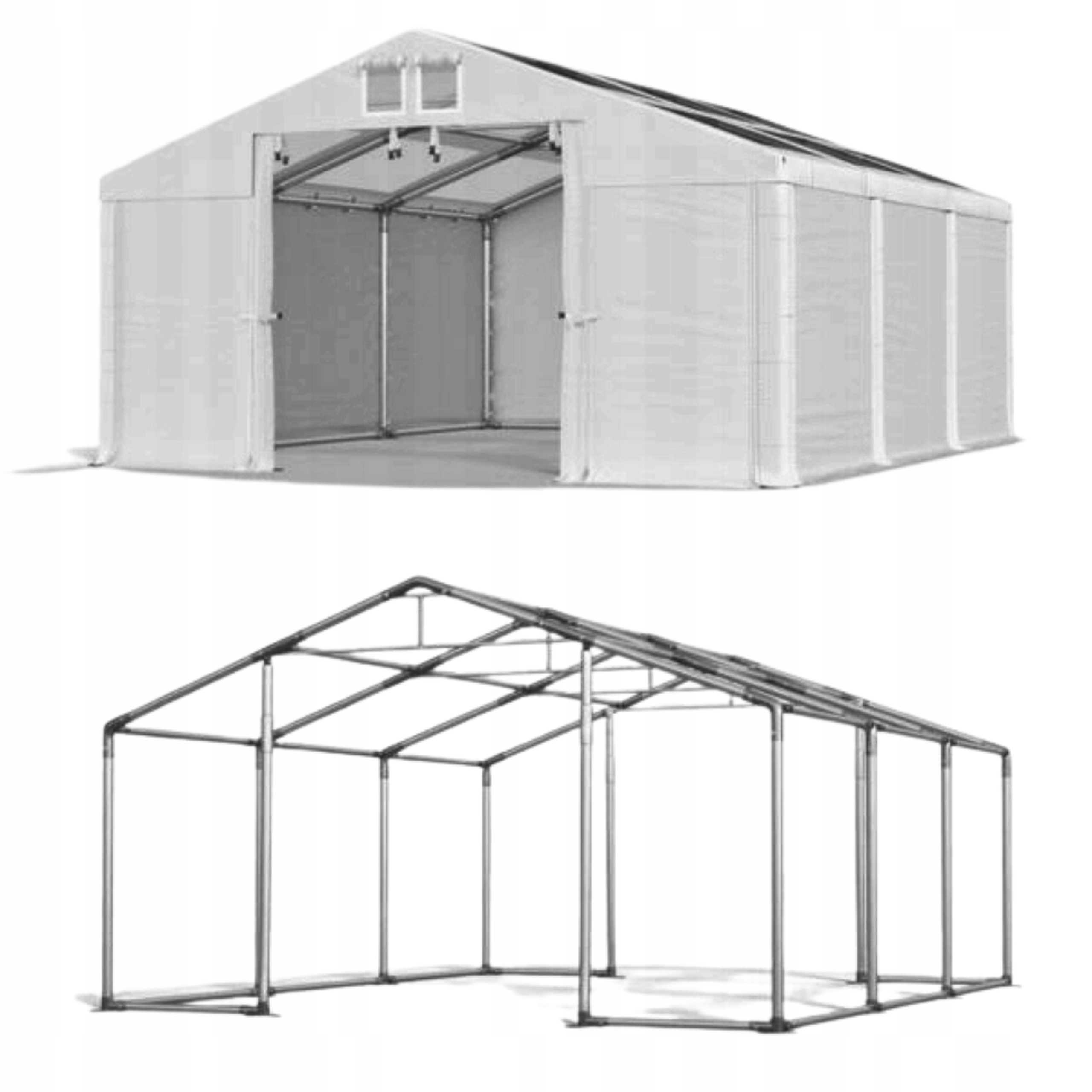 Stan Zahradní, párty, průmyslový, skladový, Celoroční Bílý Abiko 5x6