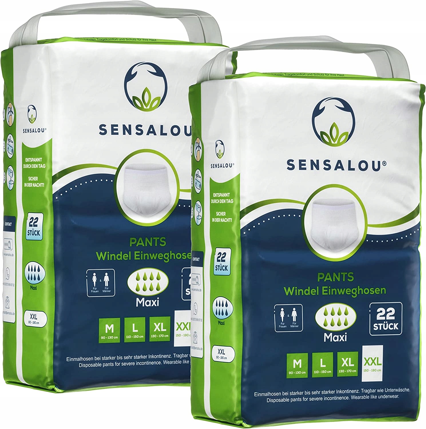 Sensalou Pants 22 Pieluchomajtki dla dorosłych XXL