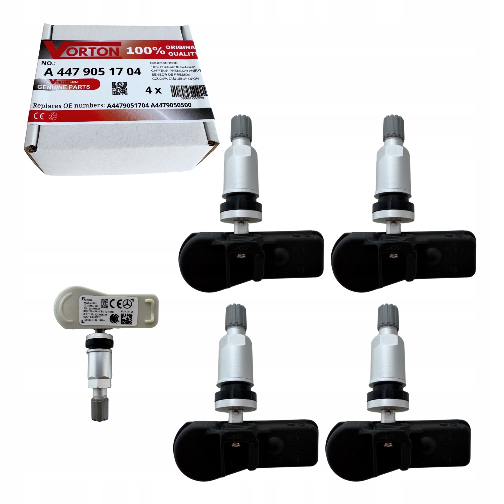 Snímače Tlaku Vzduchu Kolesá Pneumatík Tpms Mercedes Eqv eVito W447 Tourer