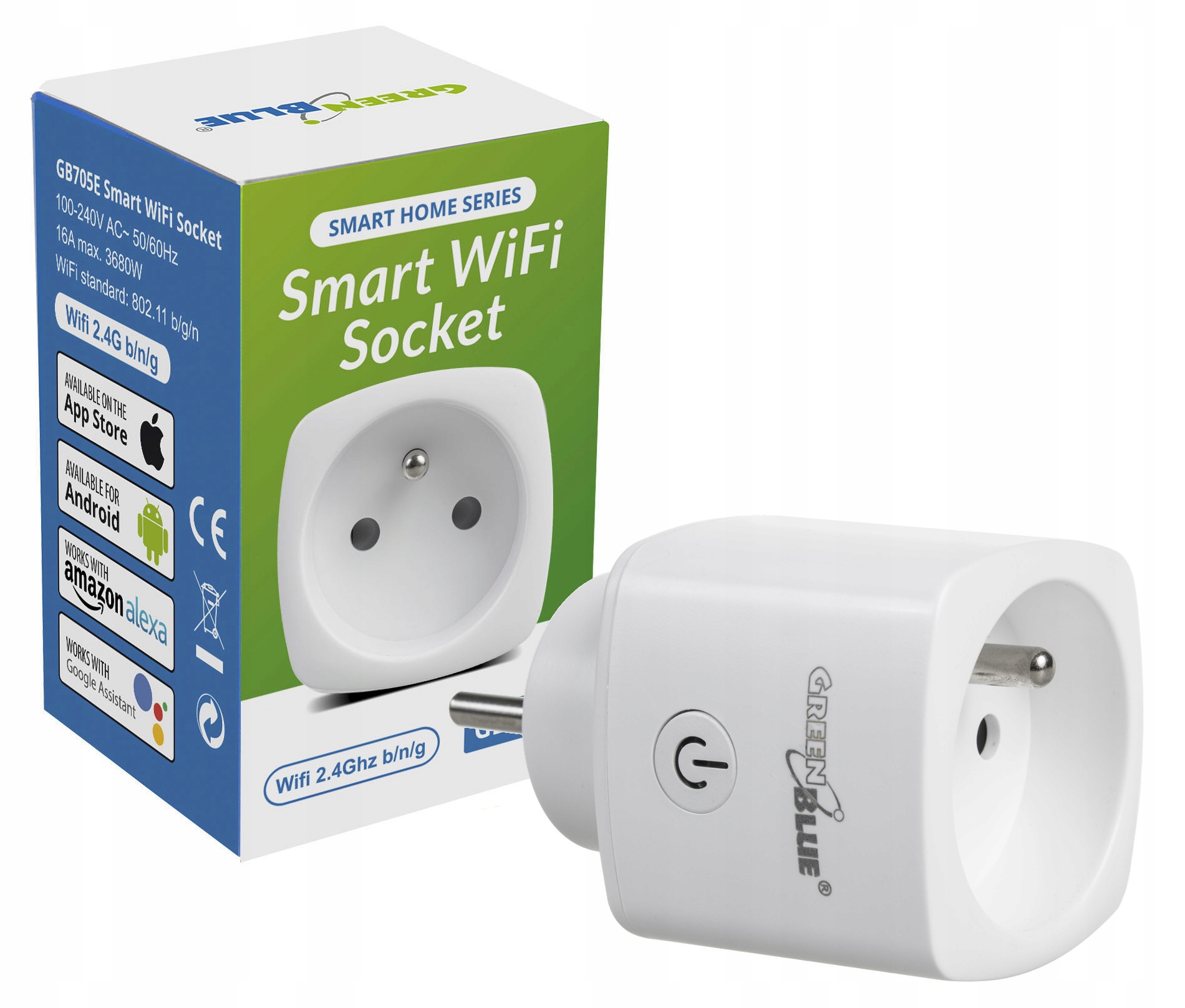 

Gniazdko elektryczne z Wifi Smartfon Alexa Google
