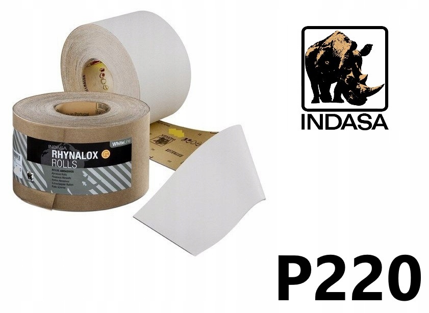

Papier ścierny Indasa White 115 mm P220 Metr