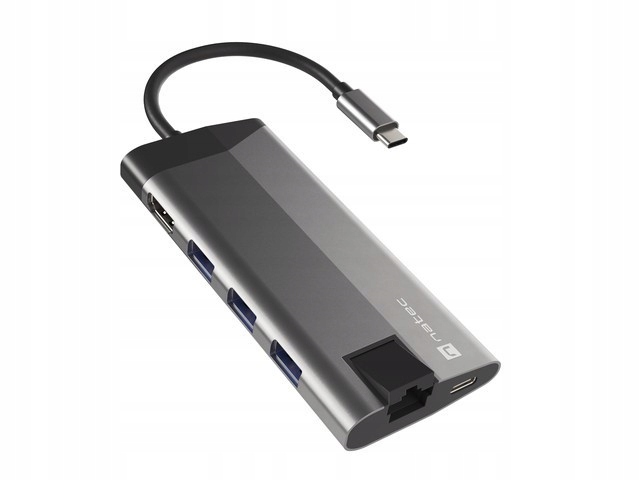 Dokovací stanice Multiport Fowler Plus Usb-c Pd, 3x Usb 3.0, Hdmi 4K,