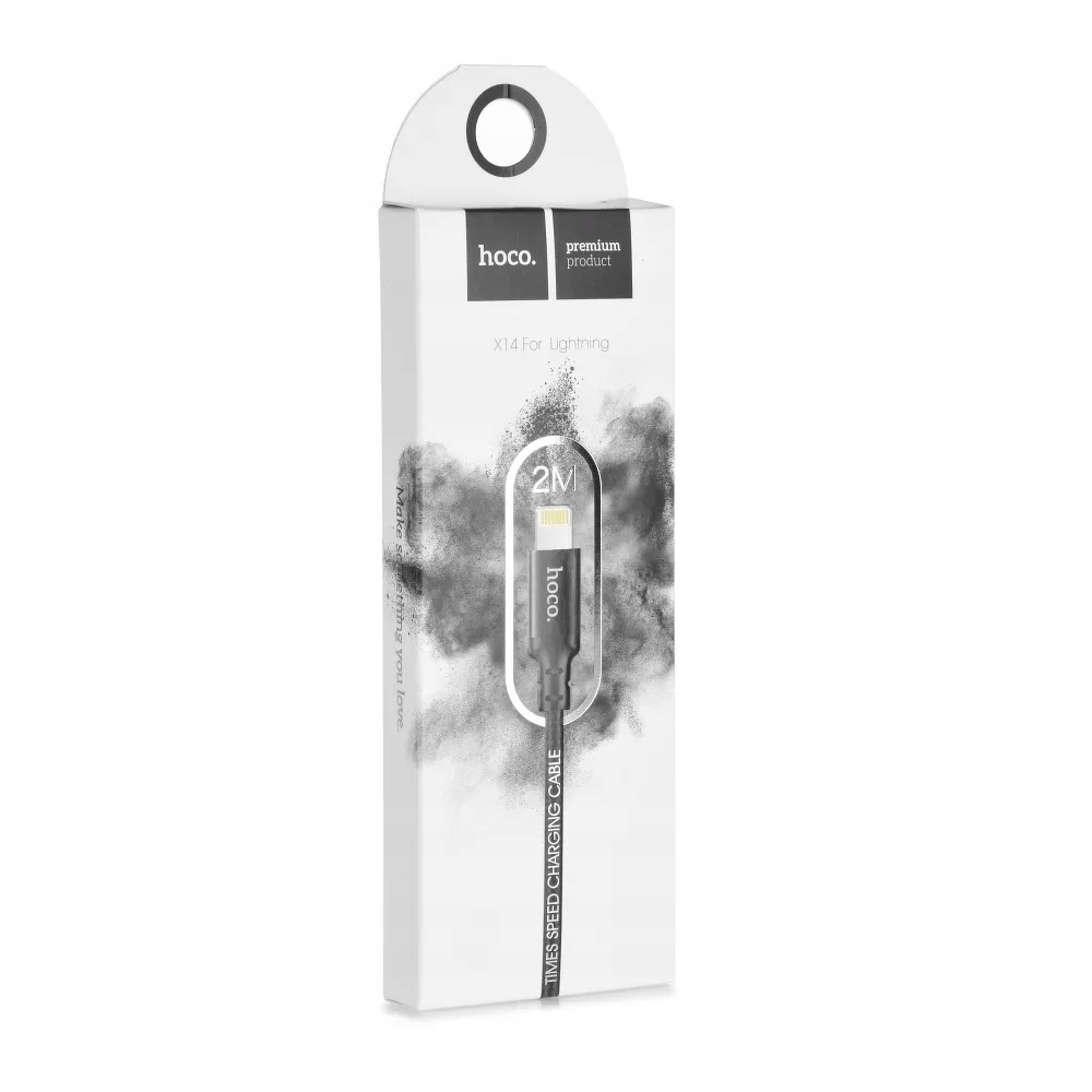 Hoco kabel Usb A do Lightning X14 2 m czarny