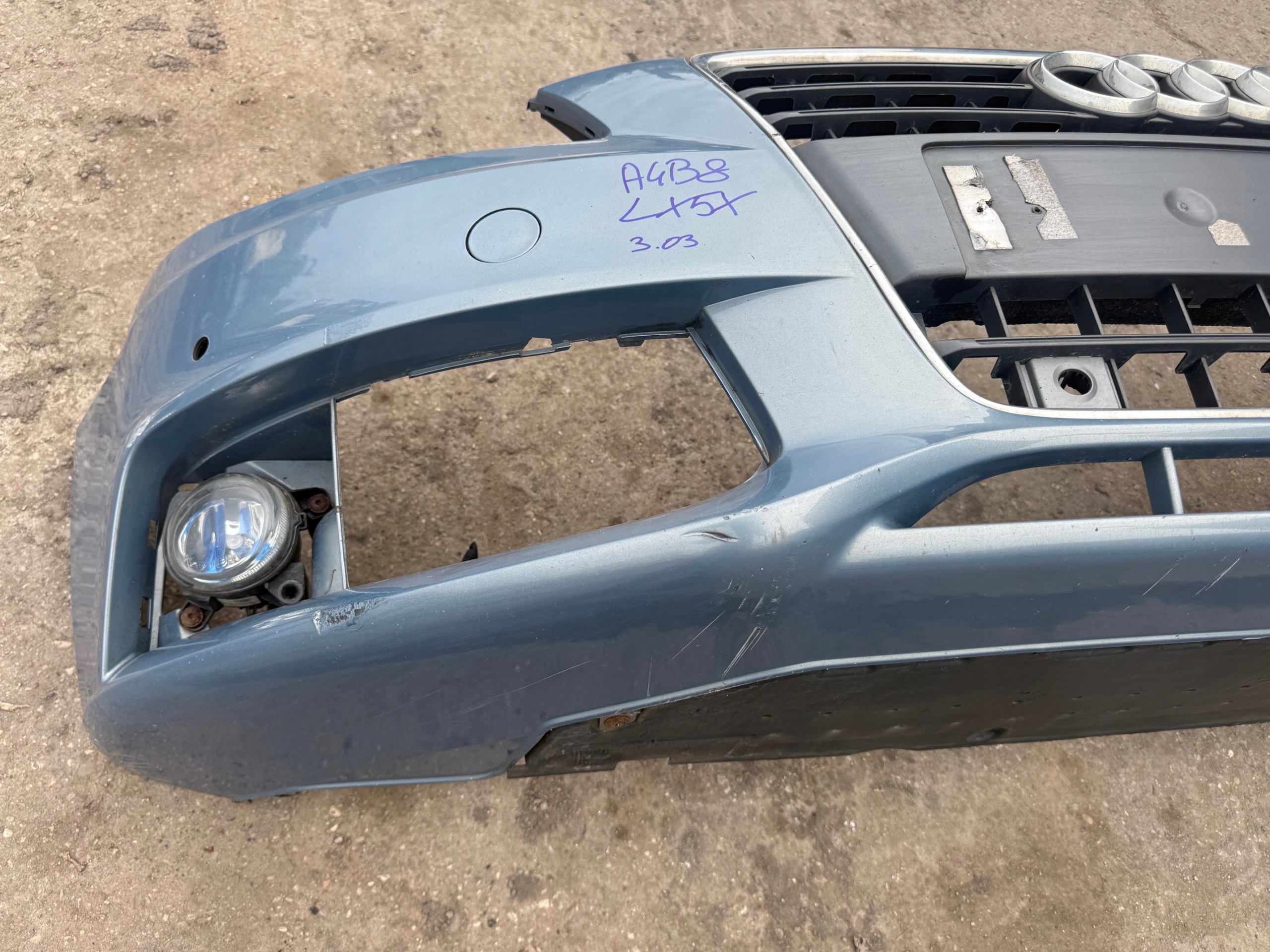 AUDI A4 B8 bumper front front grill 4X PDC LX5X complete