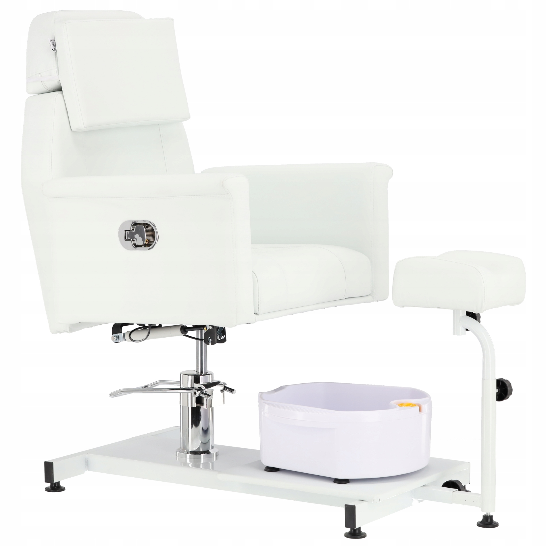 Kosmetické křeslo do Spa pedikúry s masážním přístrojem Luca, výklopné