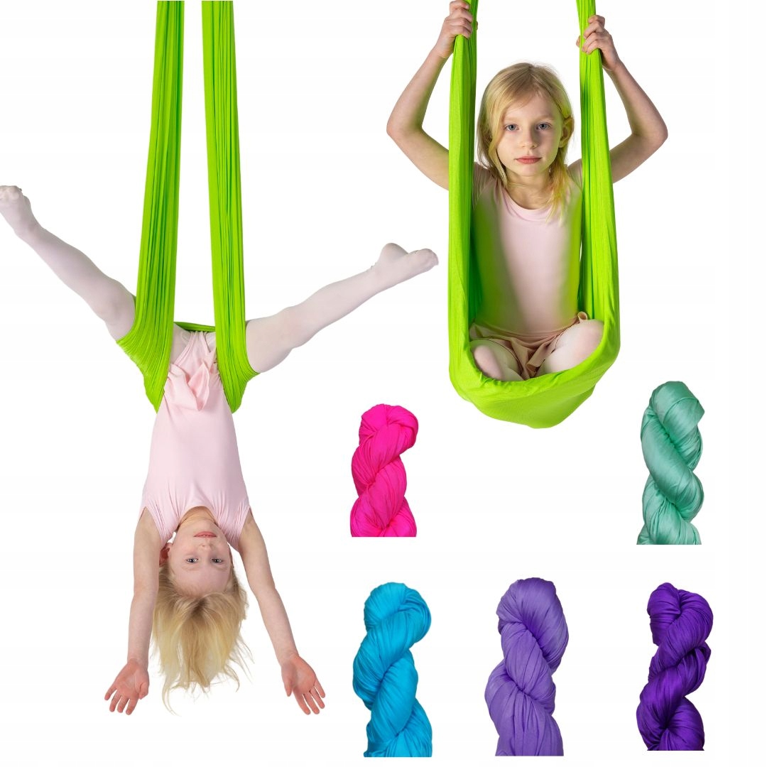 Aerial houpací síť – akrobatický šátek pro děti, 4 metry široký, 260 cm