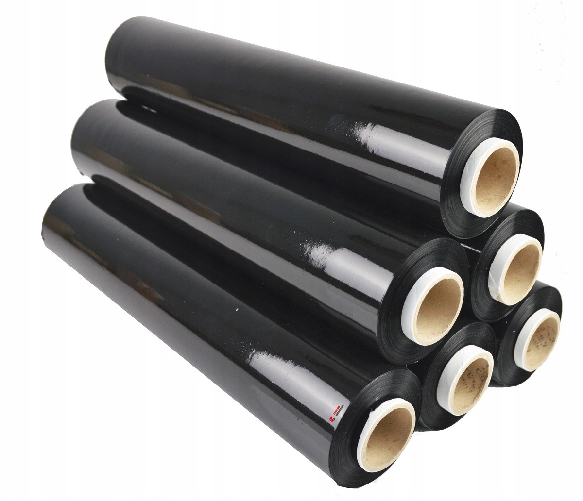 

Folia stretch 3kg czarna 23my 2,7 kg netto 1szt