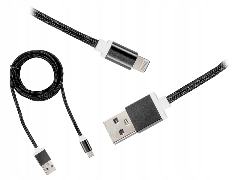

Kabel Usb iPhone 5p 1m Czarny Przewód Łącze Nowy