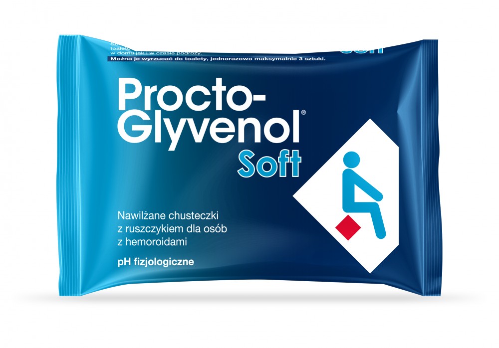 

Procto Glyvenol Soft nawilżające chusteczki 30szt