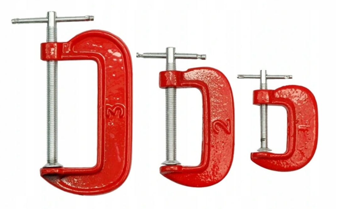 Ścisk Zacisk Stolarski Ślusarski TYP G ściski 3szt Marka inna