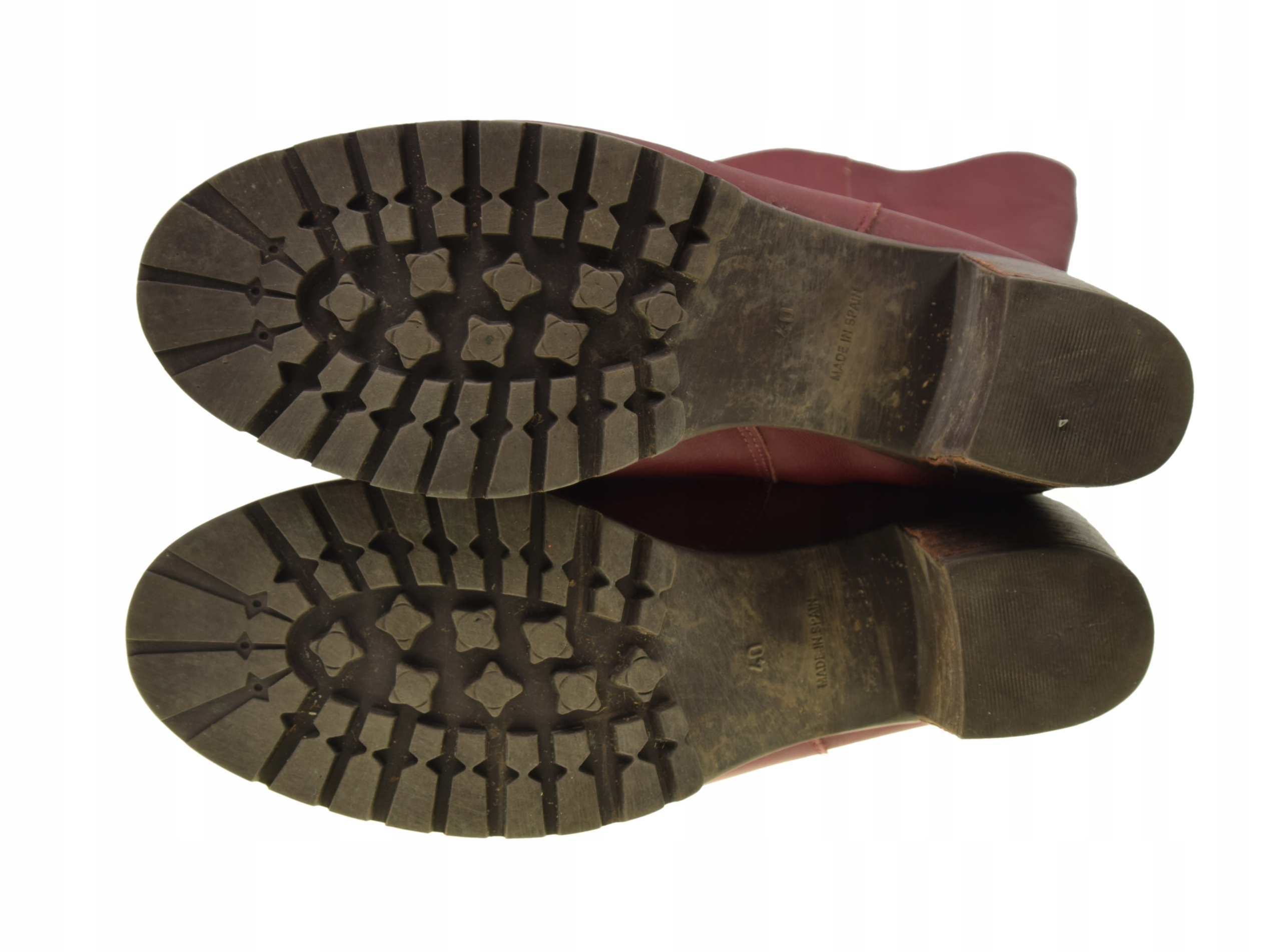 ZALANDO*SKÓRZANE OCIEPLANE KOZAKI _____ 40 Rodzaj obcasa słupek