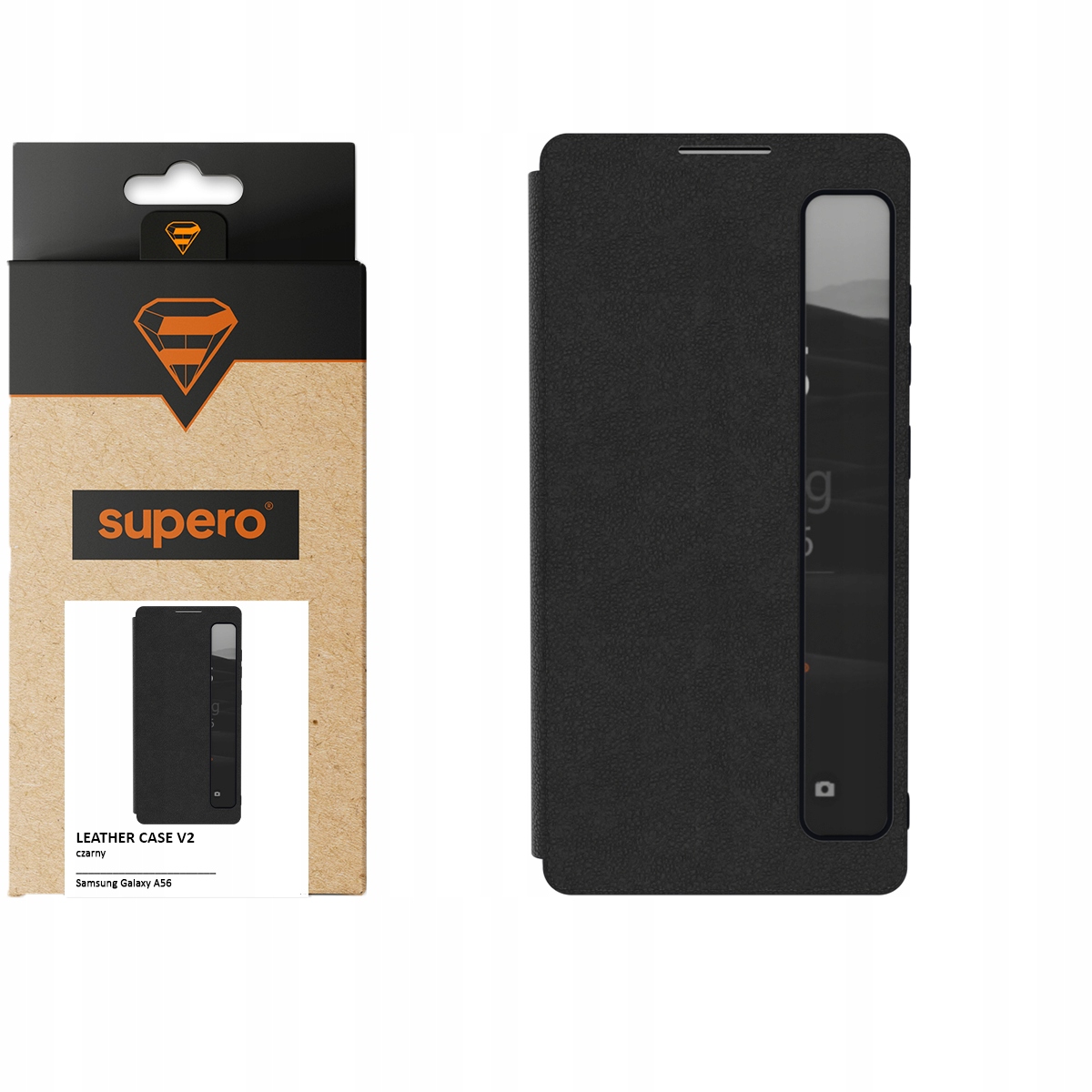 Etui z klapką Smart View do Samsung Galaxy A56 5G, skórzane, futerał, cover