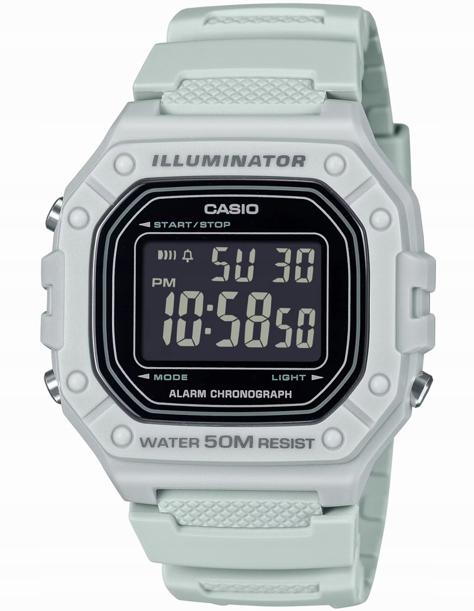 Sportovní hodinky na řemínku Casio W-218H Gwar.3+3L Zibi Gravírování