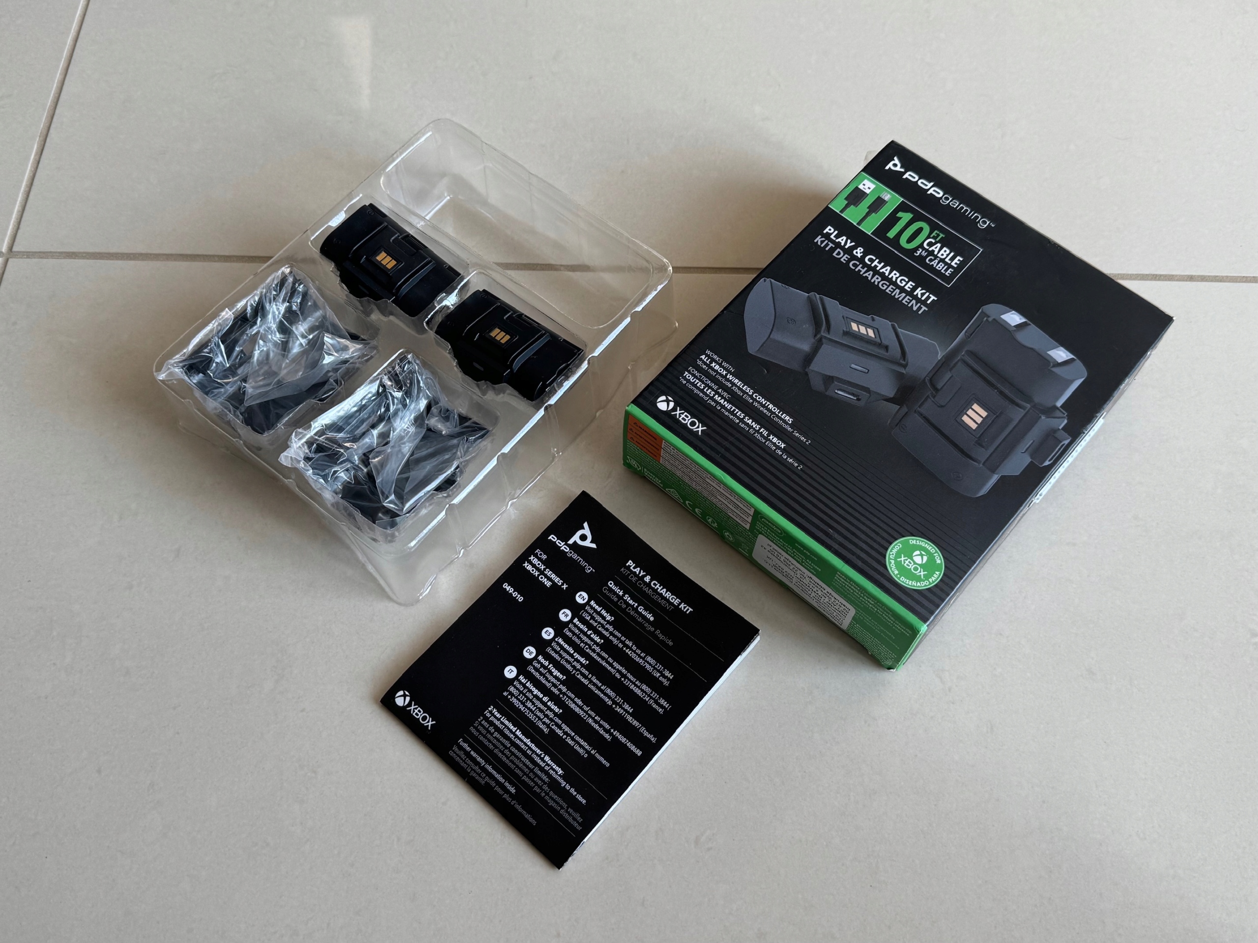 Zestaw do ładowania PDP z akumulatorami 1200 mAh do Xbox Series X/S