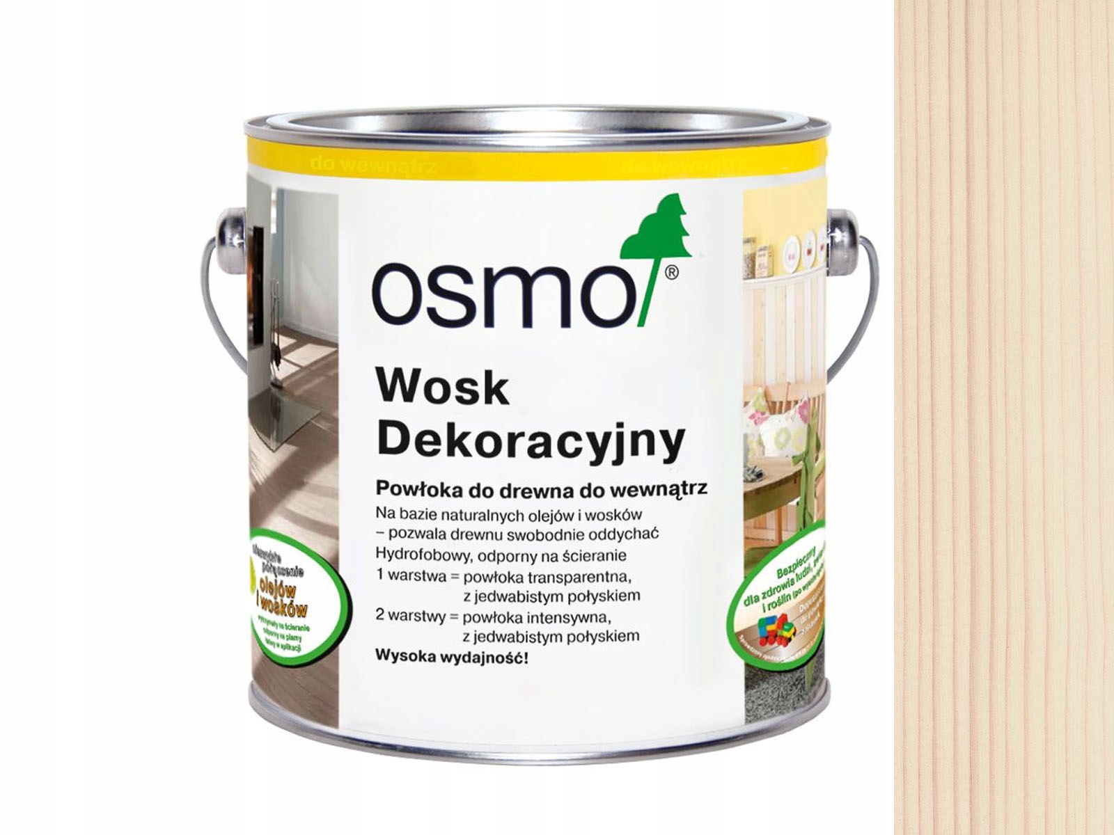 

Osmo 3111 wosk dekoracyjny Kolor Biały 125ml