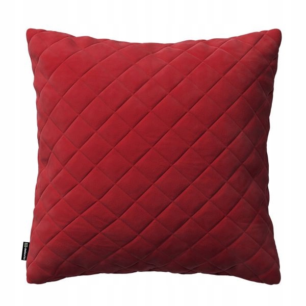 

Poszewka pikowana intensywna czerwień velvet 43x43