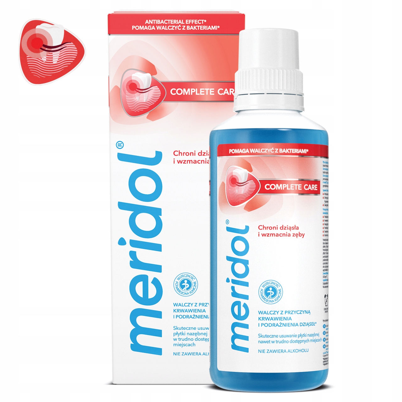

meridol płyn do płukania jamy ustnej Complete Care