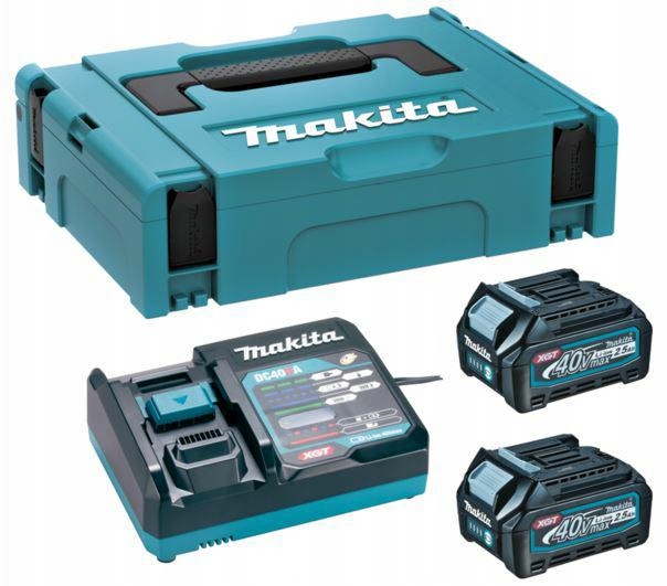 Makita Napájecí Sada 40V Xgt (BL4025x2+DC40RA) Makpac