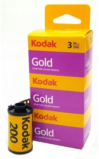 Filmy Kodak Gold 200 36 (135) 3 kusy