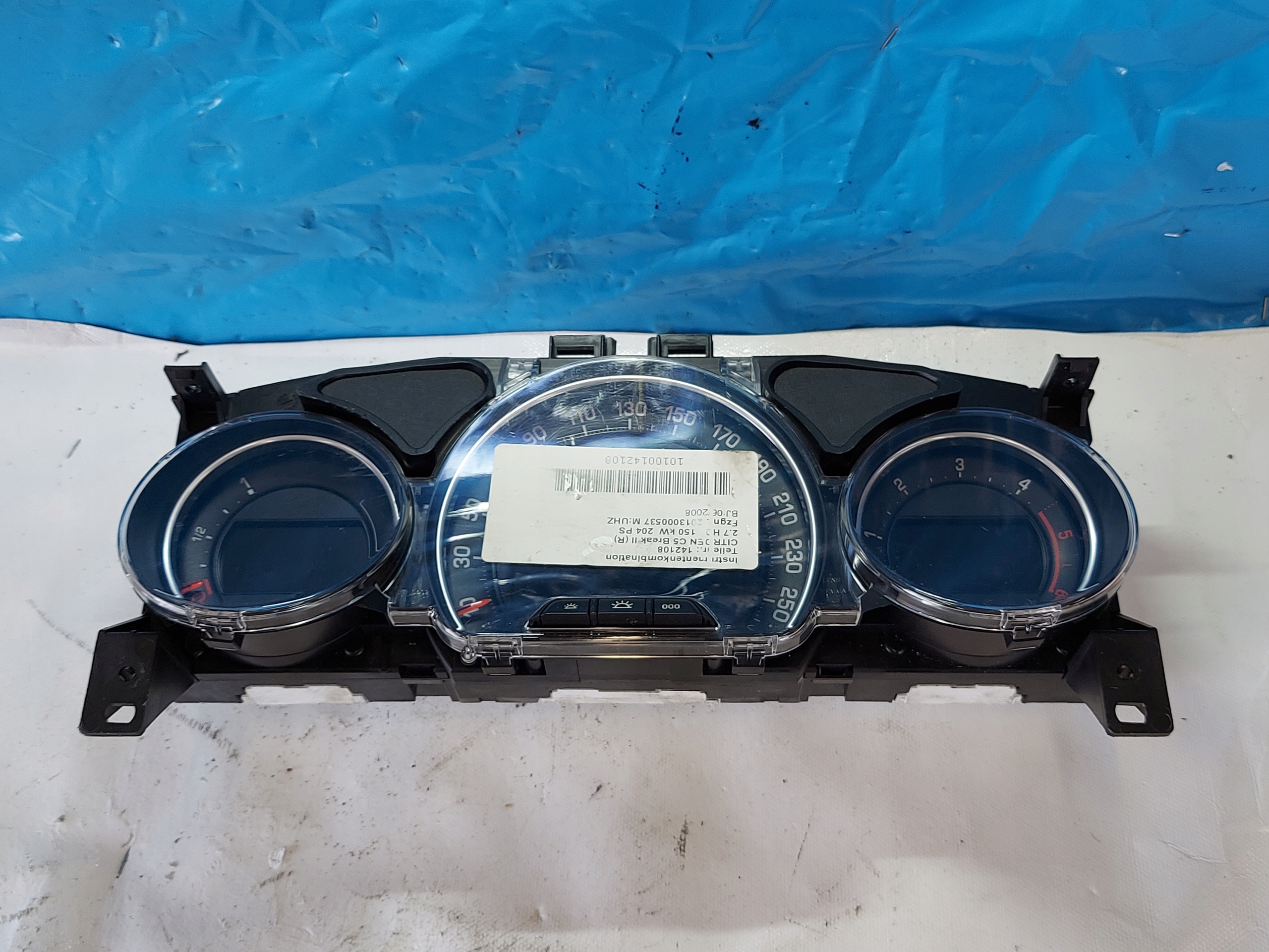 dials clock CITROEN C5 II 2.7 HDI 96653689802