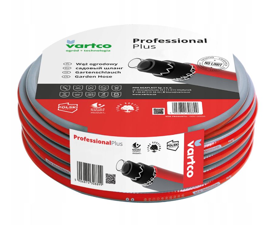 

Wąż ogrodowy Vartco Professional Plus 30m 3/4''